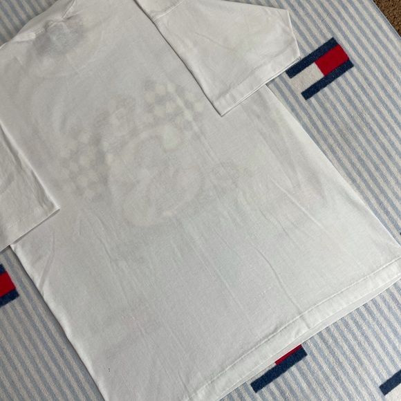 Vintage NASCAR Dale Earnhardt racing checkered flag short sleeve tee shirt - Picture 9 of 9